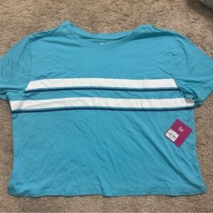 Blue Striped T-Shirt SO clothing NWT - XL women’s/juniors